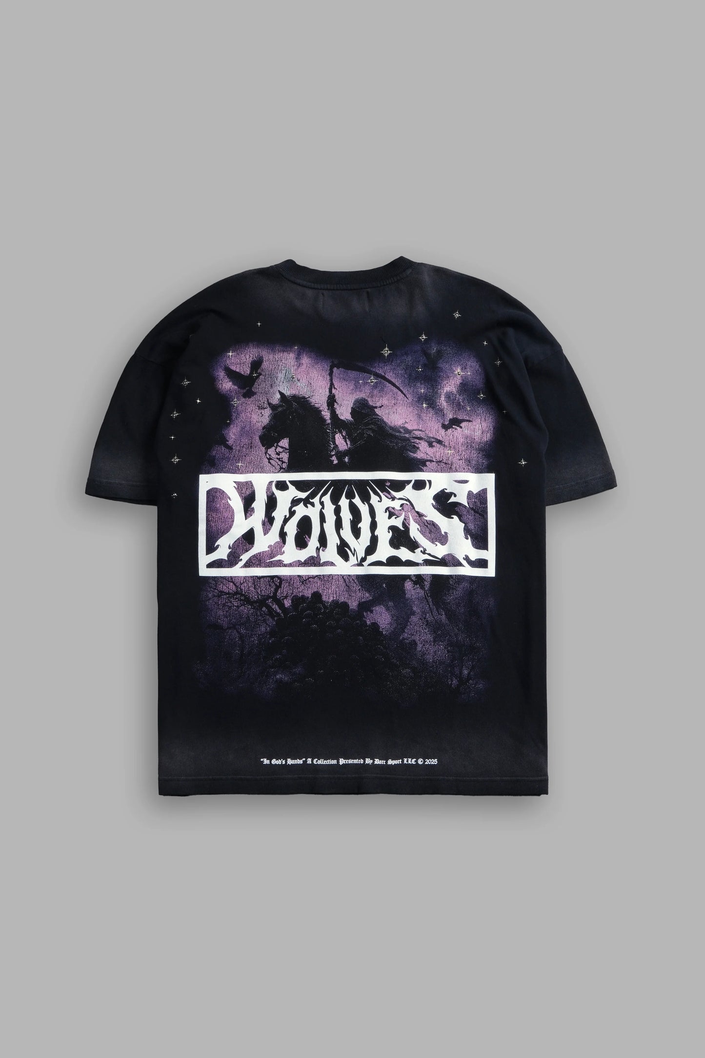 Playera Horseman Oversized - Negra