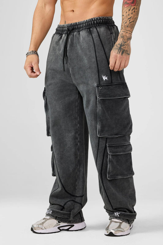 Jogger Cargo Strap - Gris Deslavado