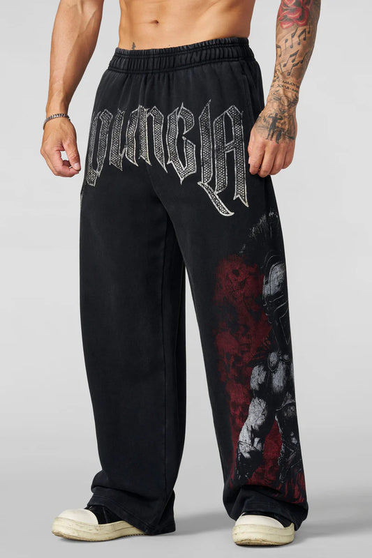 Jogger Spartan x Axel - Negro/Rojo