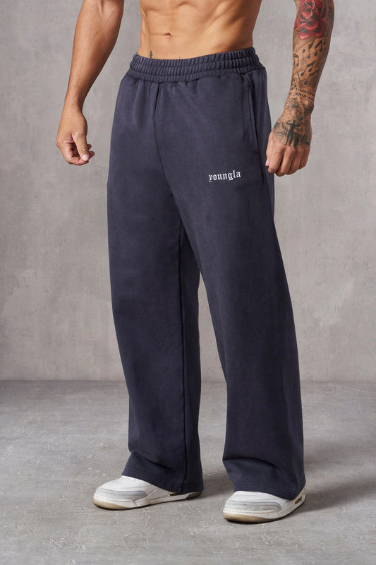 Jogger Clásico Baggy - Gris Deslavado