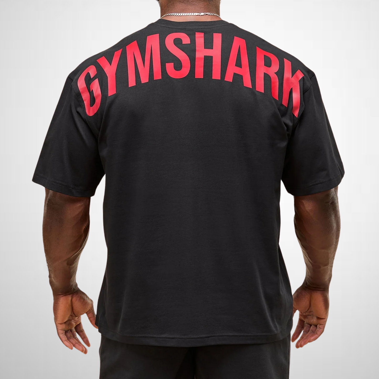 Playera Power - Negra/Rojo