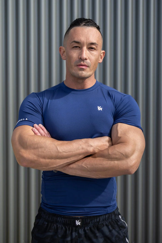 Playera Compresión Stealth - Azul