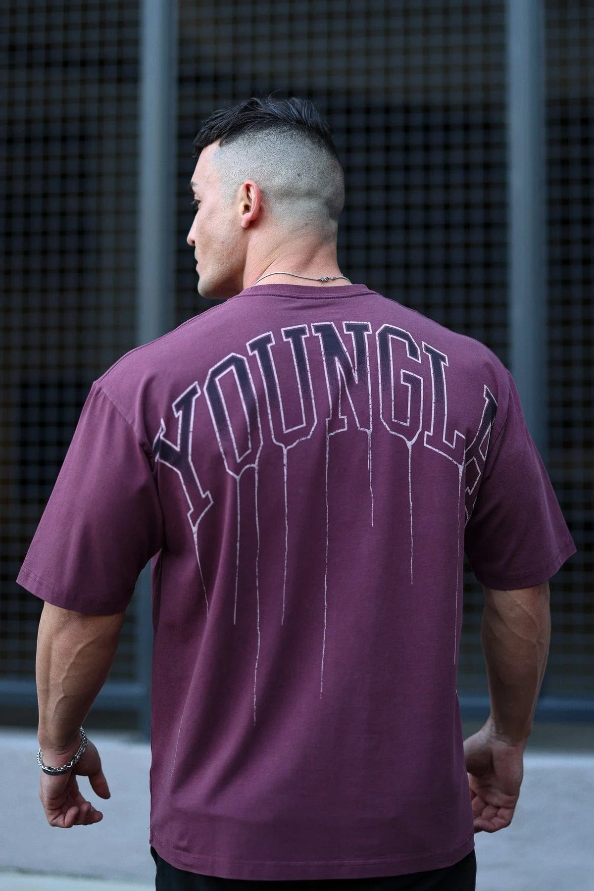 Camiseta Drip - Vino