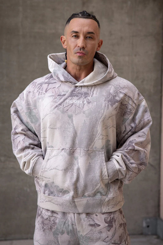 Hoodie Camuflada - Beige Camo