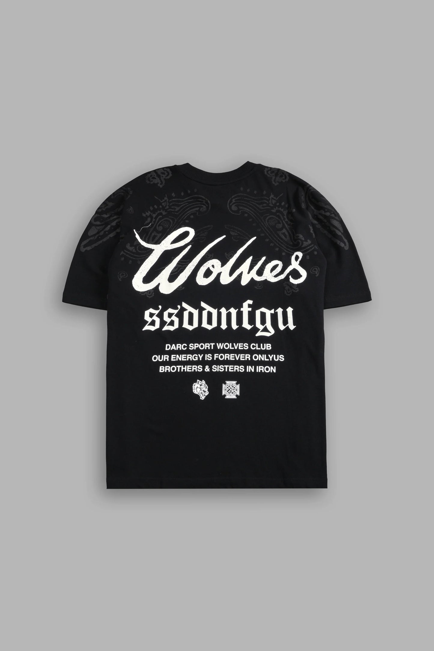 Playera Western Wolves - Negra