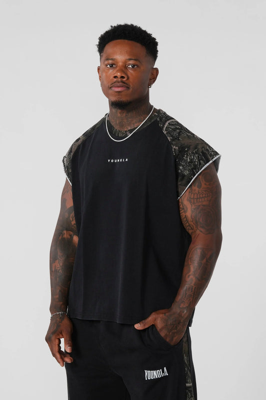 Tank Rambo - Negro Camuflado