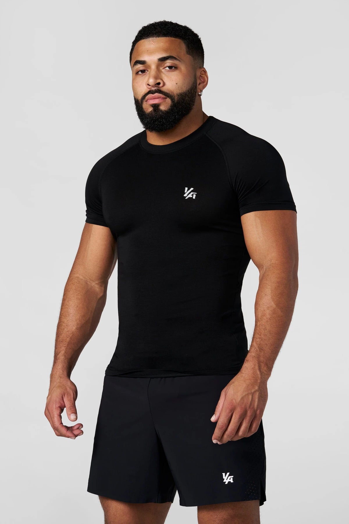 Playera Compresión Natural - Negra