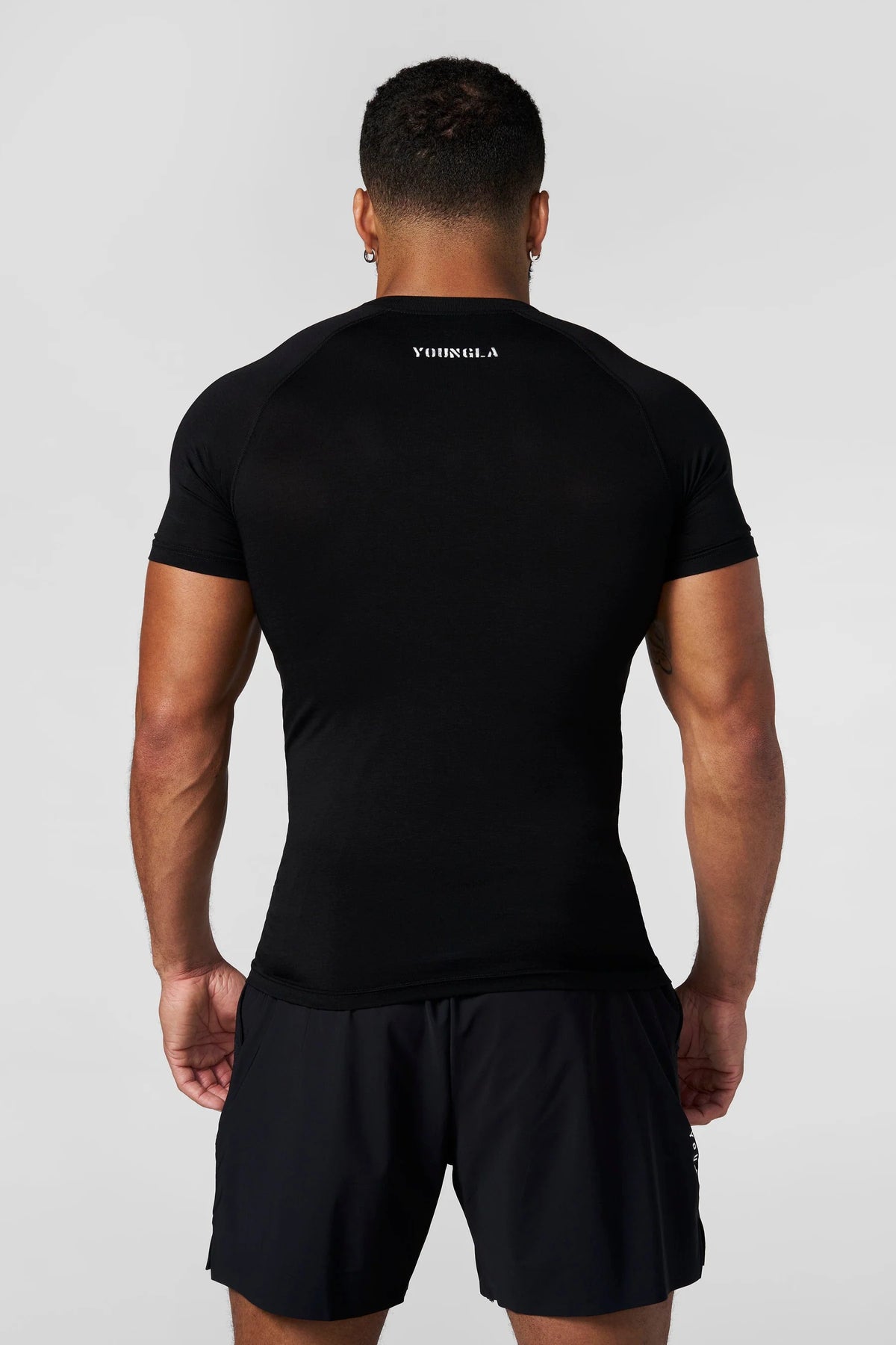 Playera Compresión Natural - Negra