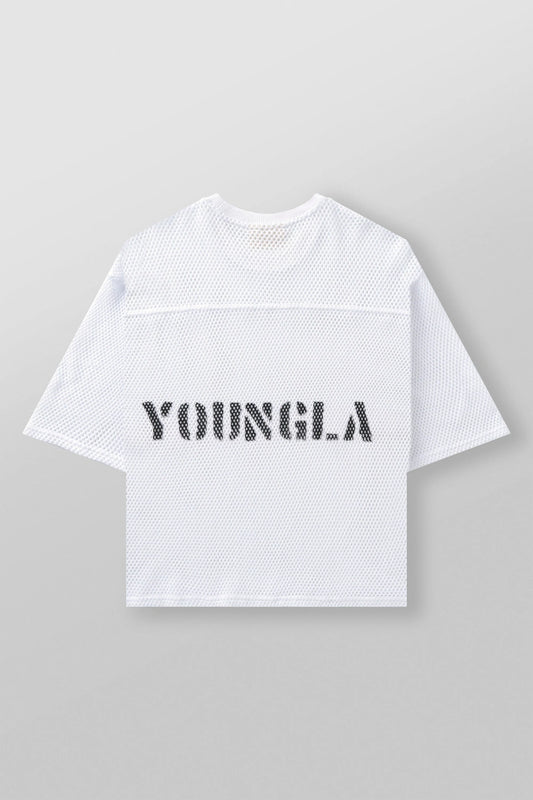 Playera Malla - Blanca