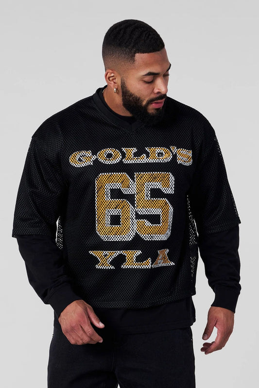 Golds Gym Jersey - Black