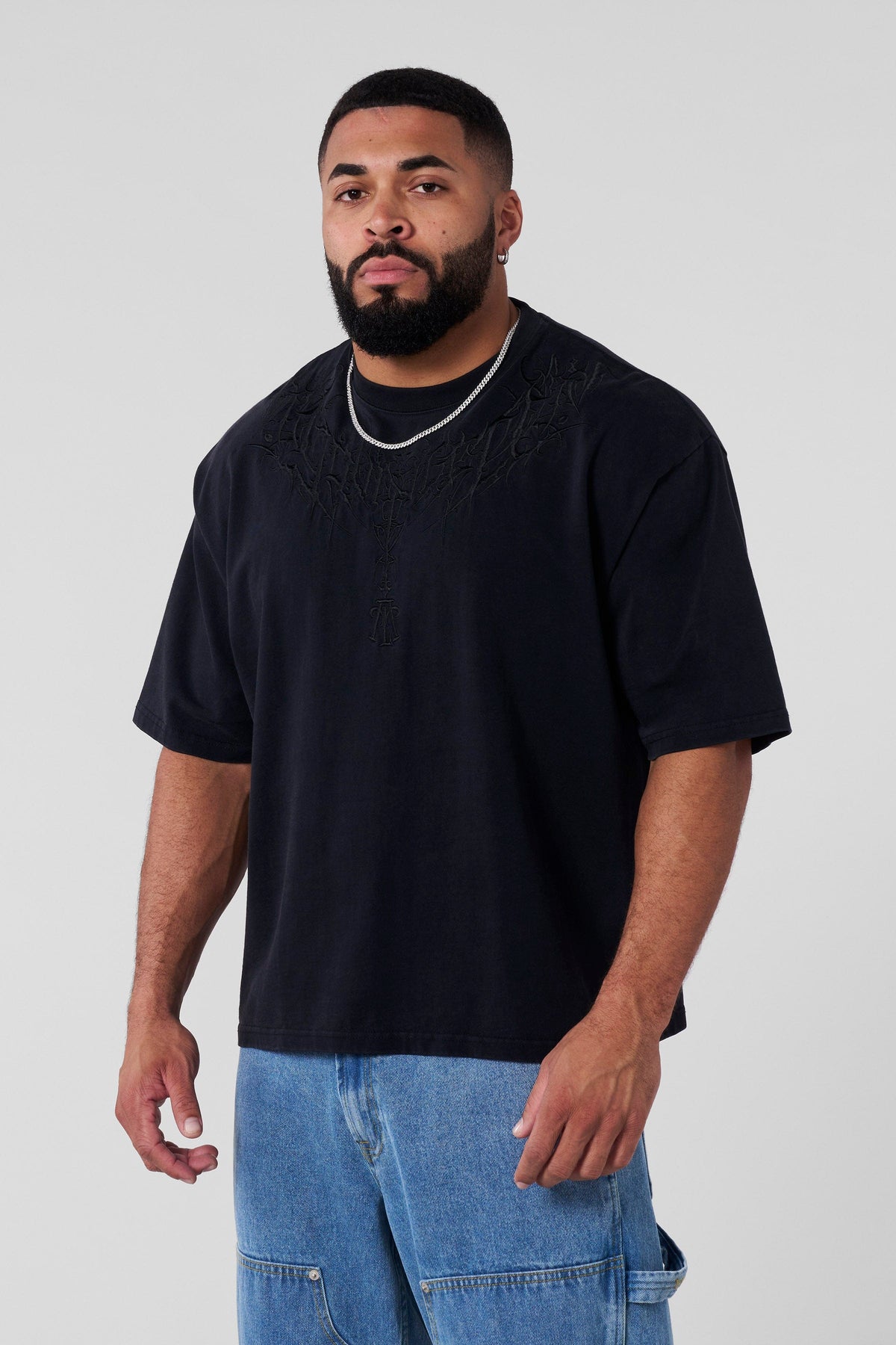 Playera Dark Wave - Negra