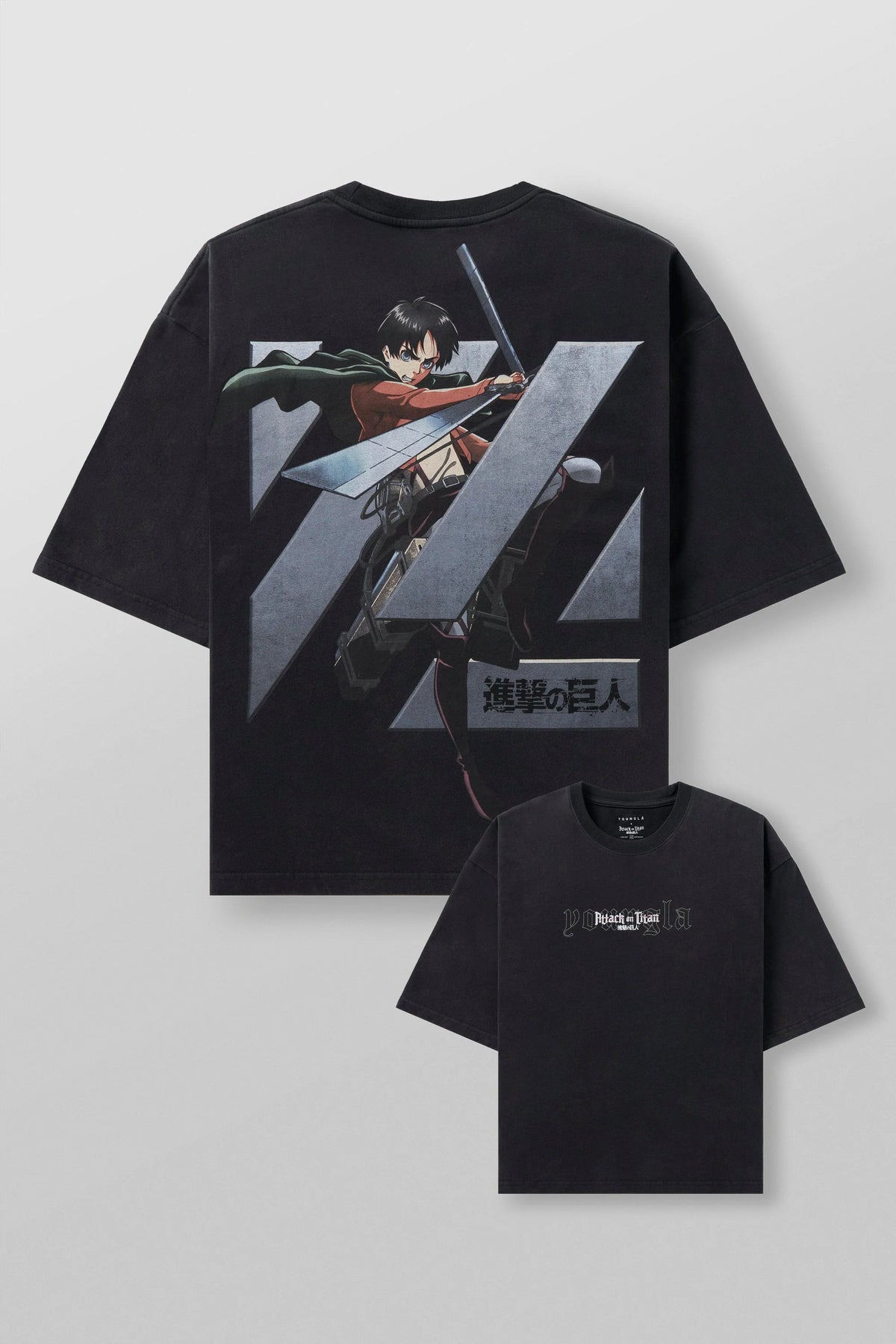 Playera AOT - Negra