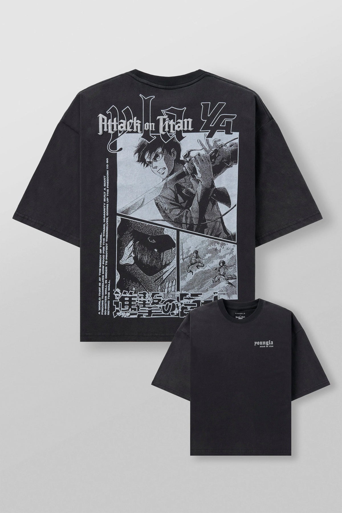 4186 - AOT© X YLA CROPPED TEES