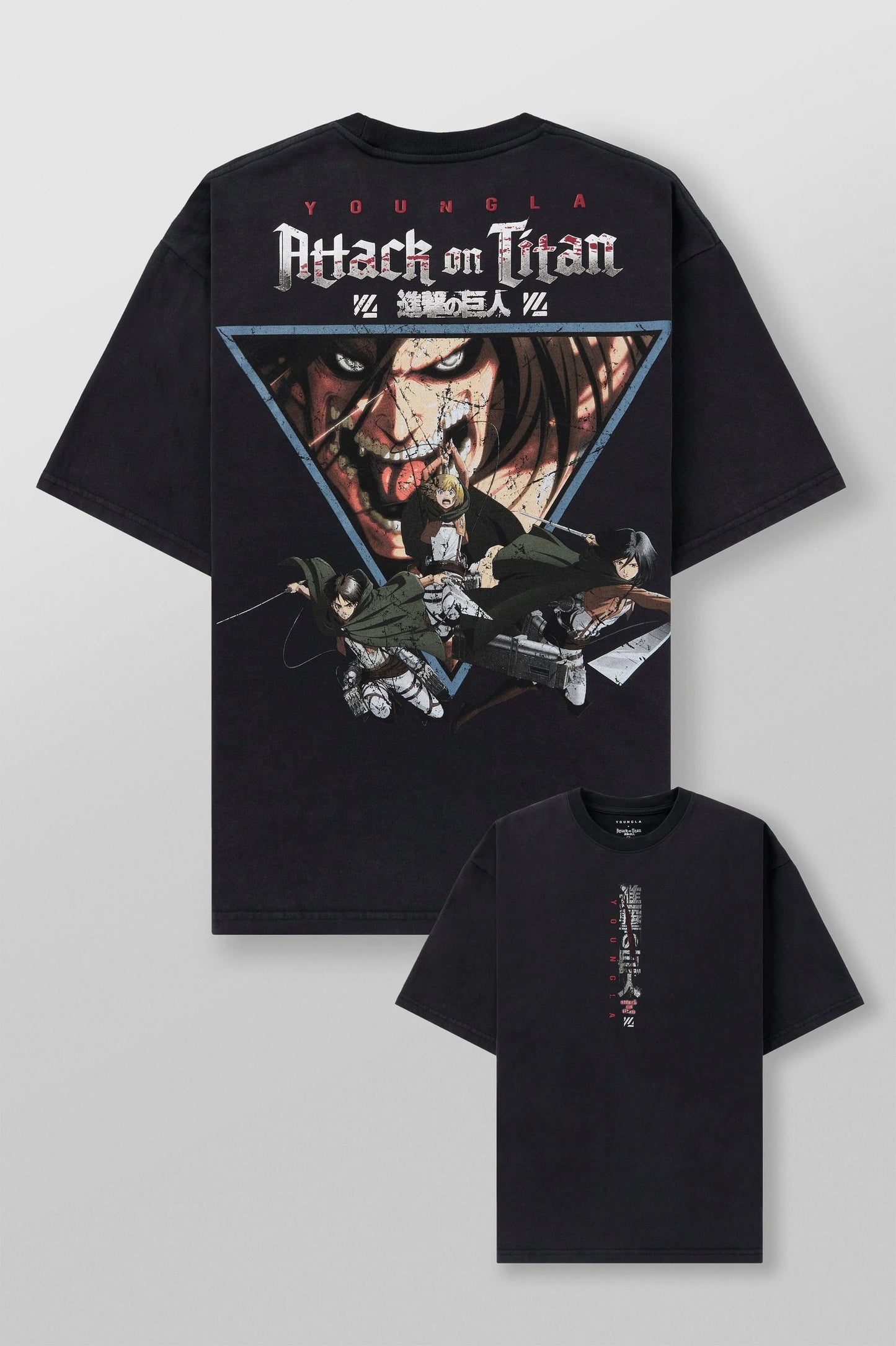 Playera AOT - Negro