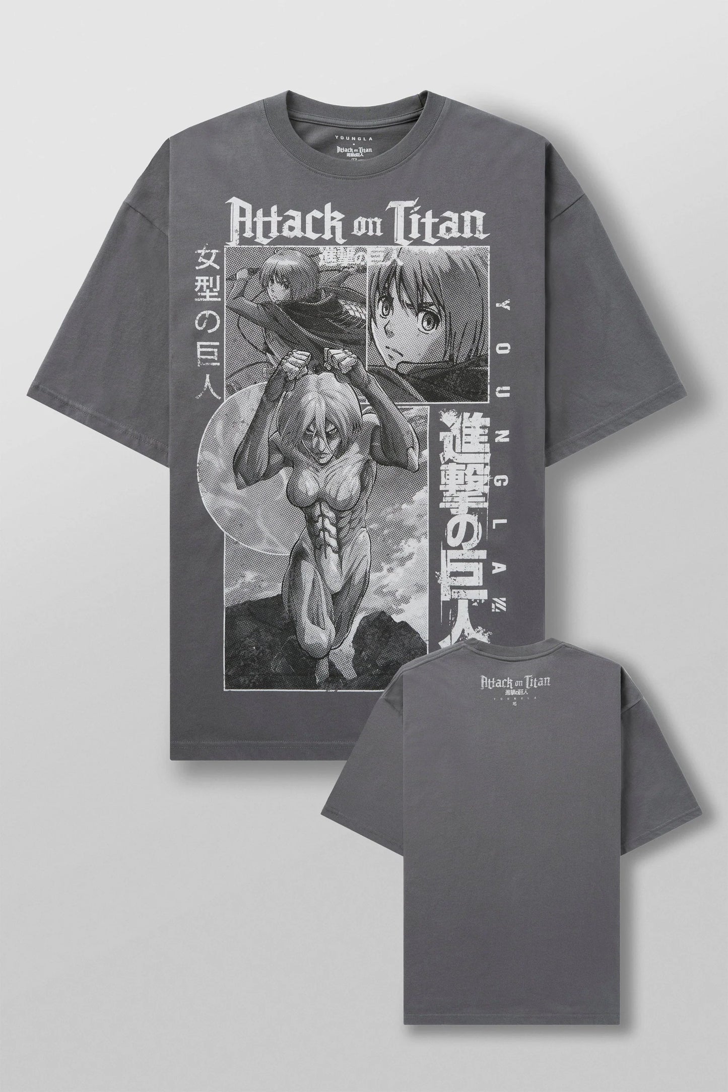 Playera AOT - Gris