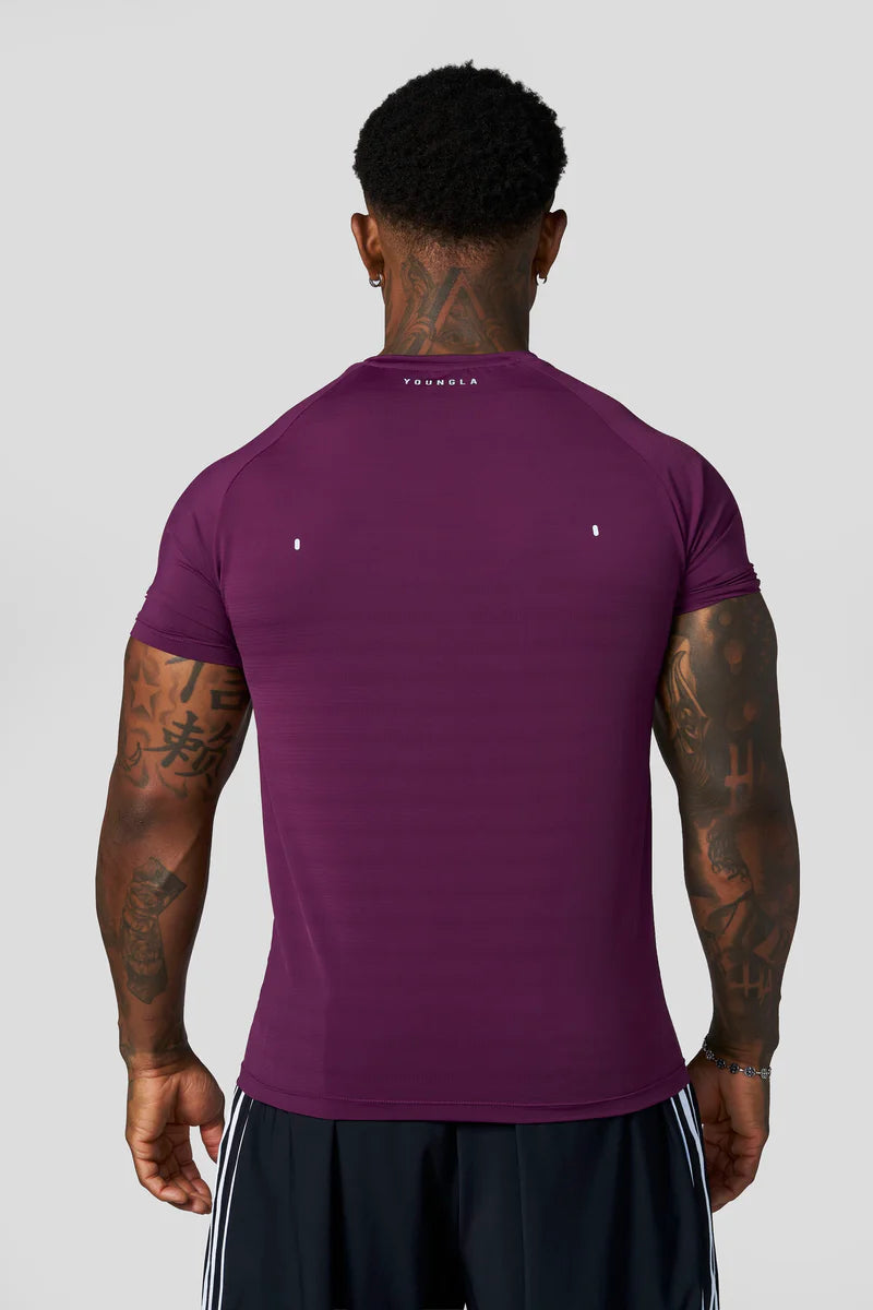 Playera Compresión Liquid - Uva