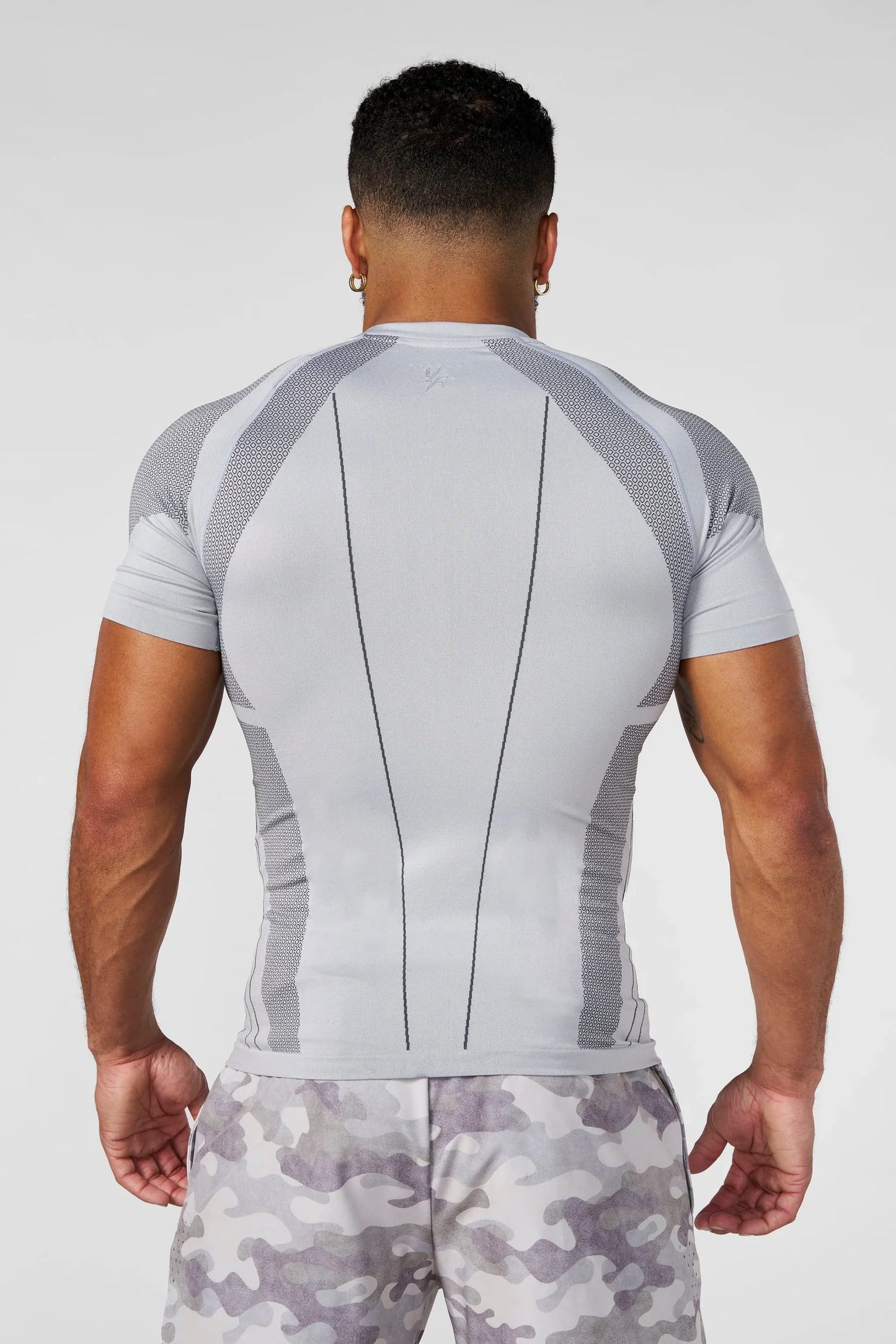 Playera Compresión Apex - Gris