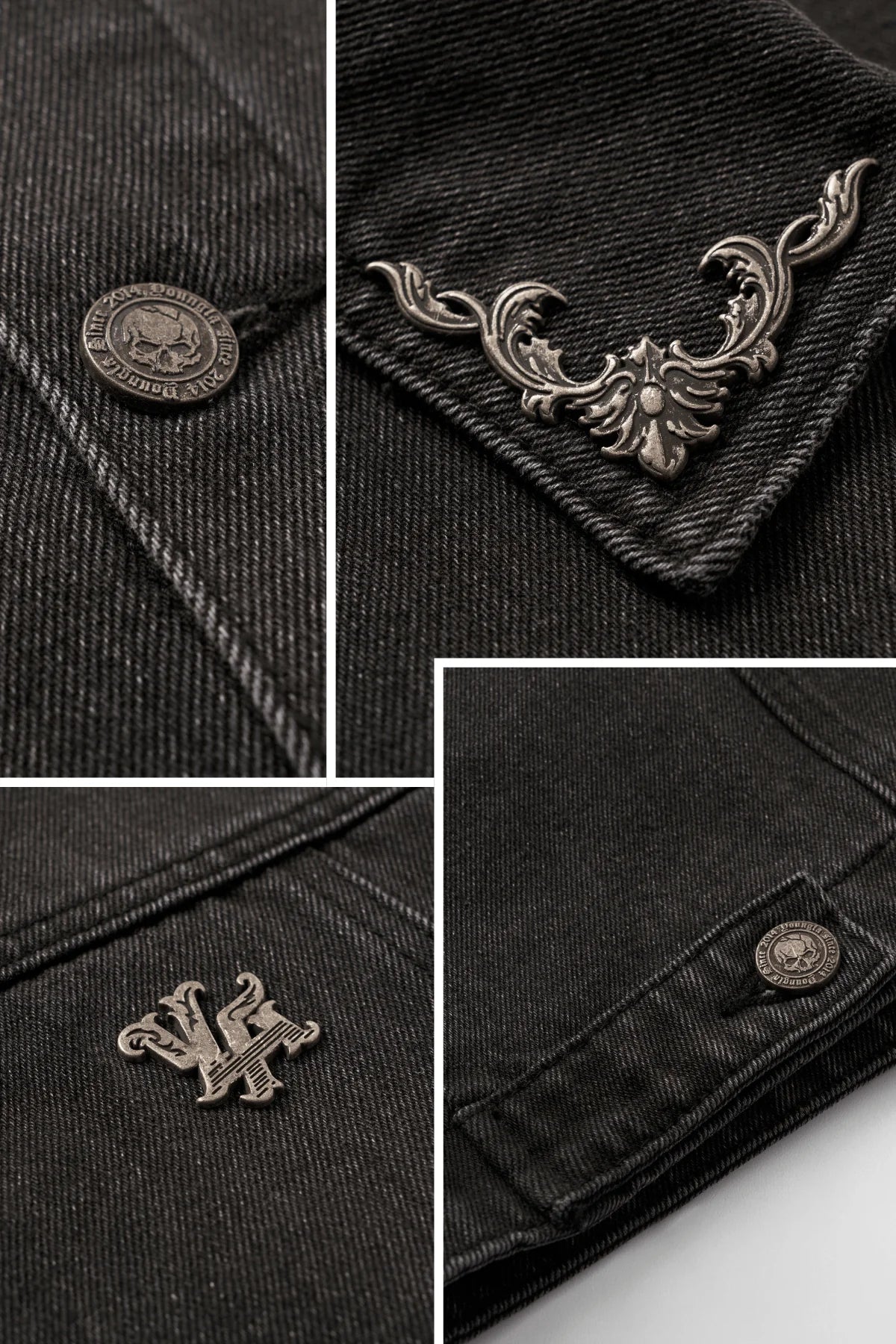 Chaqueta Dawn - Negra Deslavada
