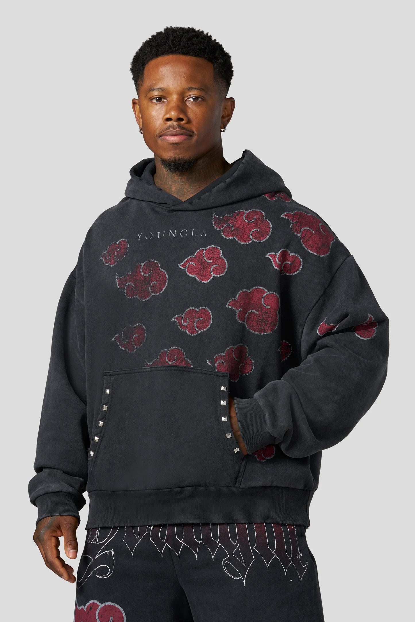 Hoodie Youngla x Naruto Stud - Akatsuki