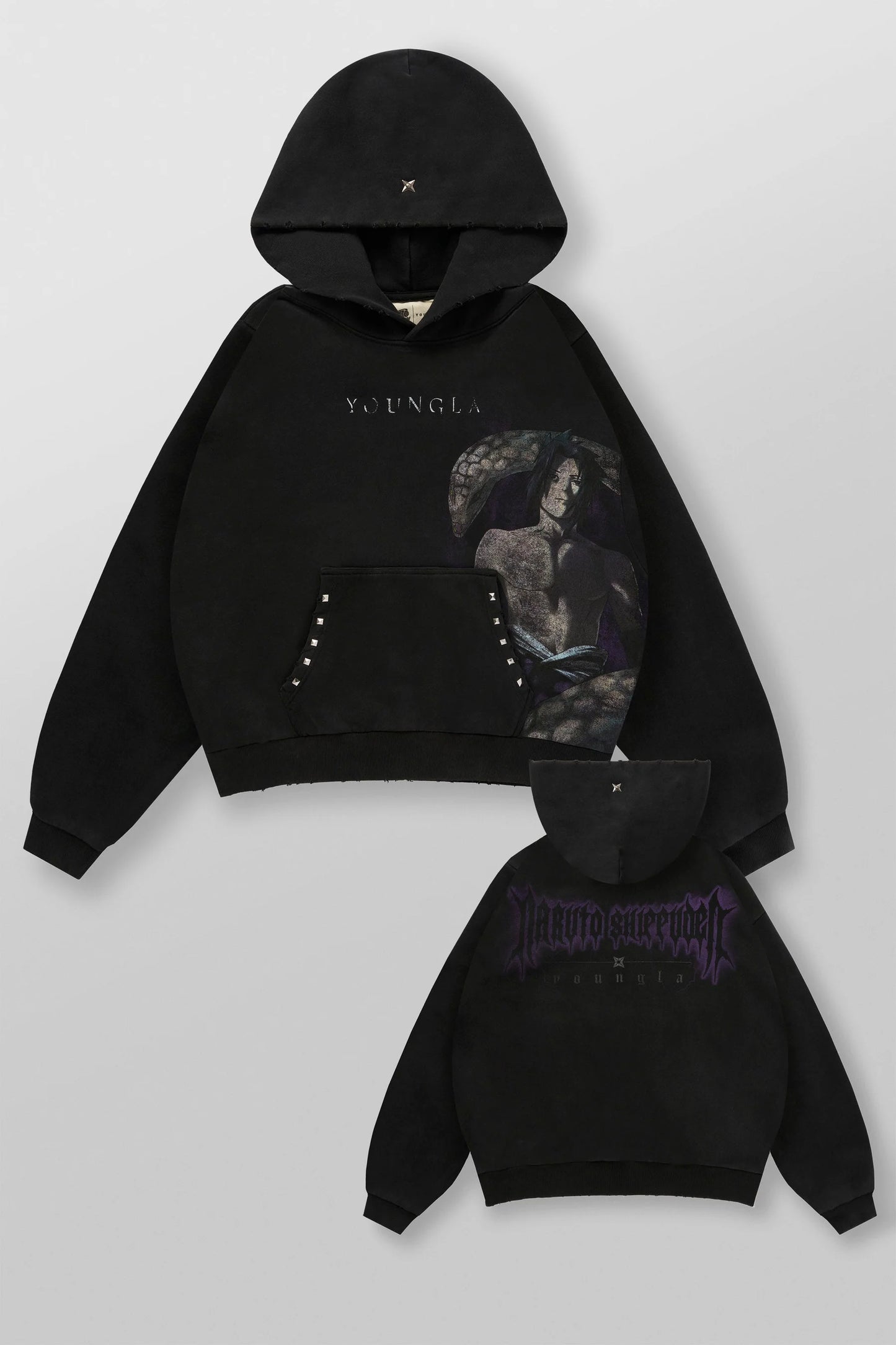 Hoodie Youngla x Naruto Stud - Sasuke
