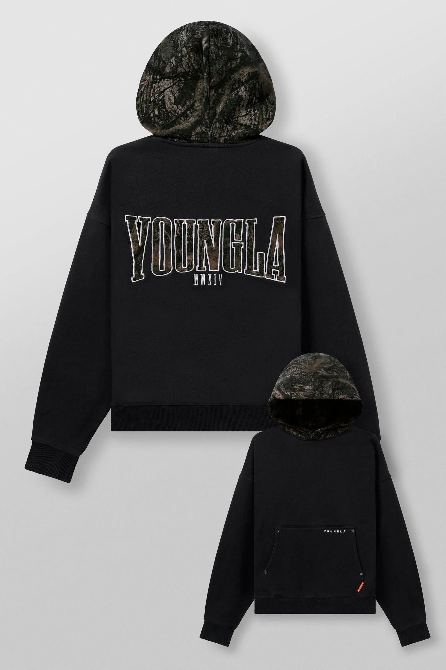 Hoodie Camuflada - Negra