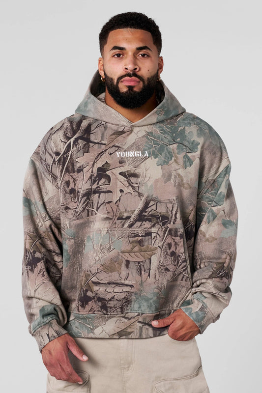 Hoodie Camuflada - Beige Camo