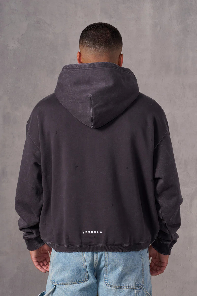 Hoodie Revenge - Gris Deslavado