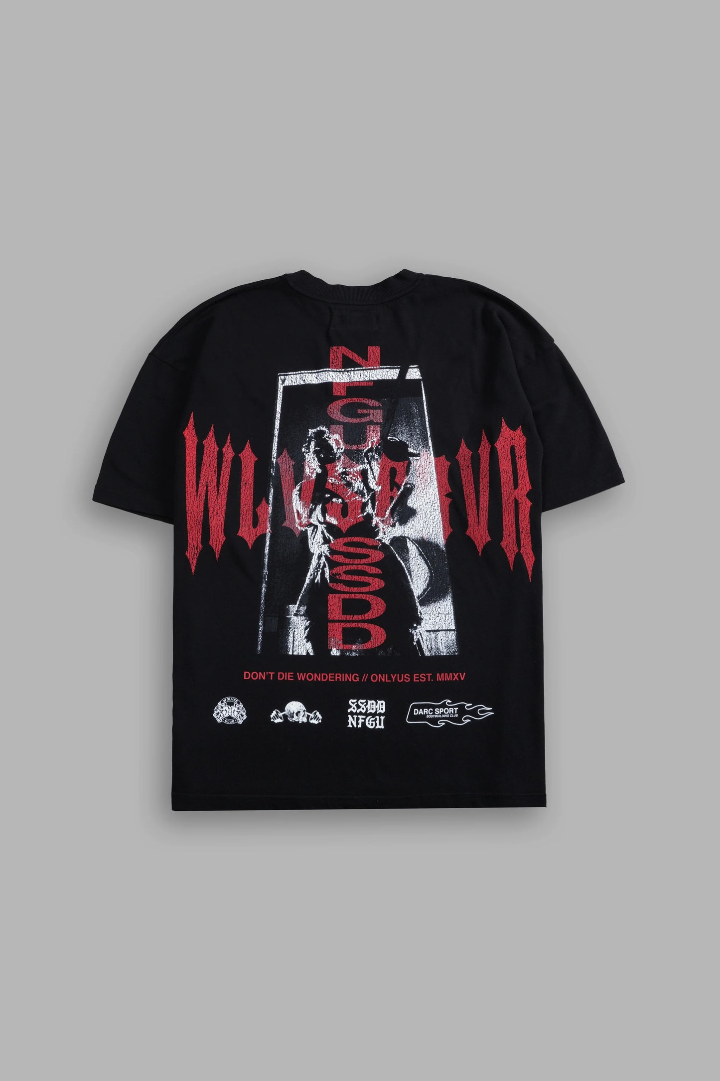 Playera “Premium” Born Darc Oversized - Negro