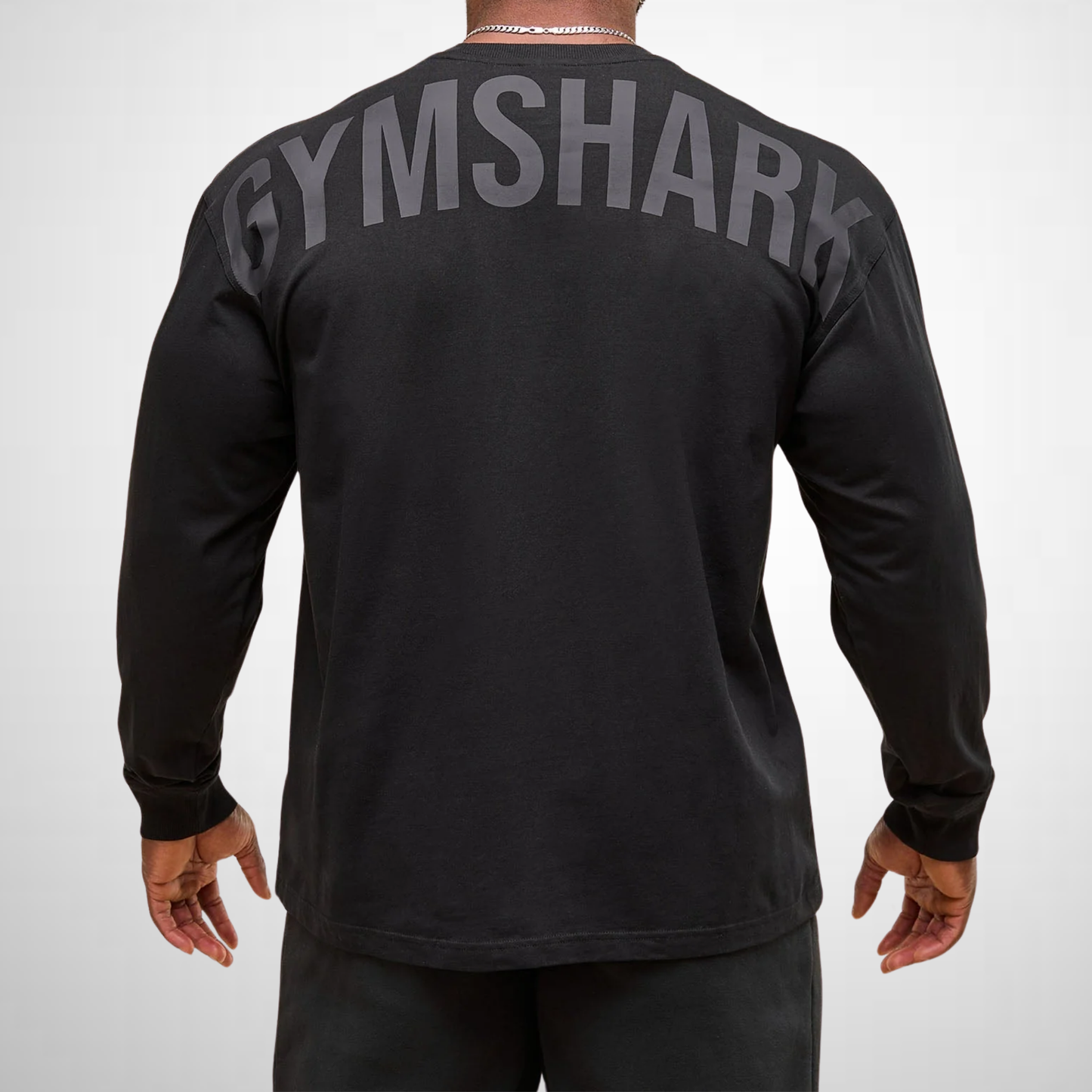 Playera Power Manga Larga - Negra