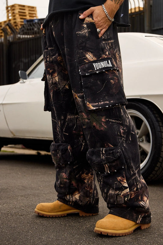 Jogger Cargo Heritage - Negro Camo