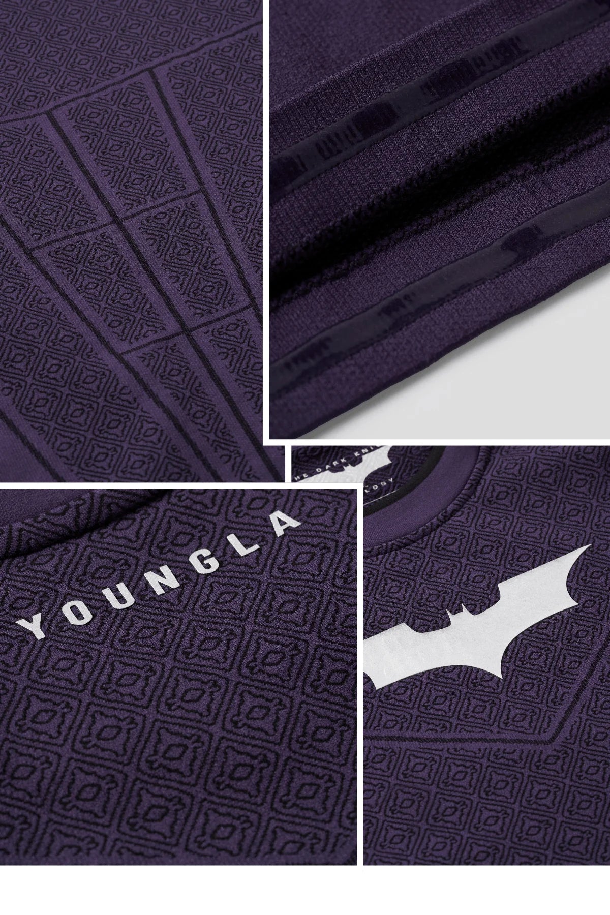 Playera Compresión Batman - Morada