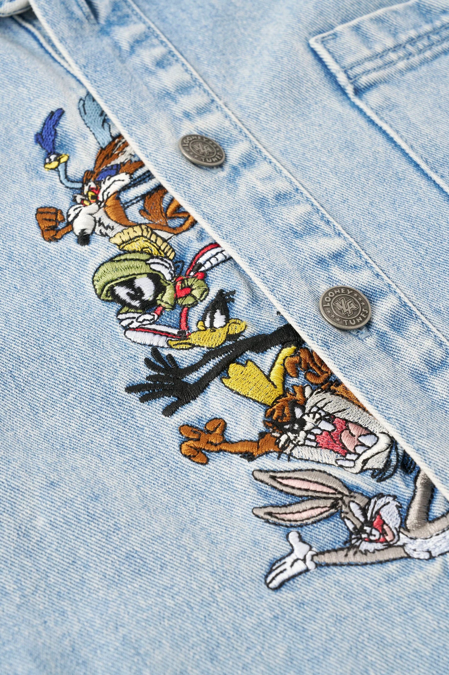 Camisa Mezclilla Looney Tunes - Azul