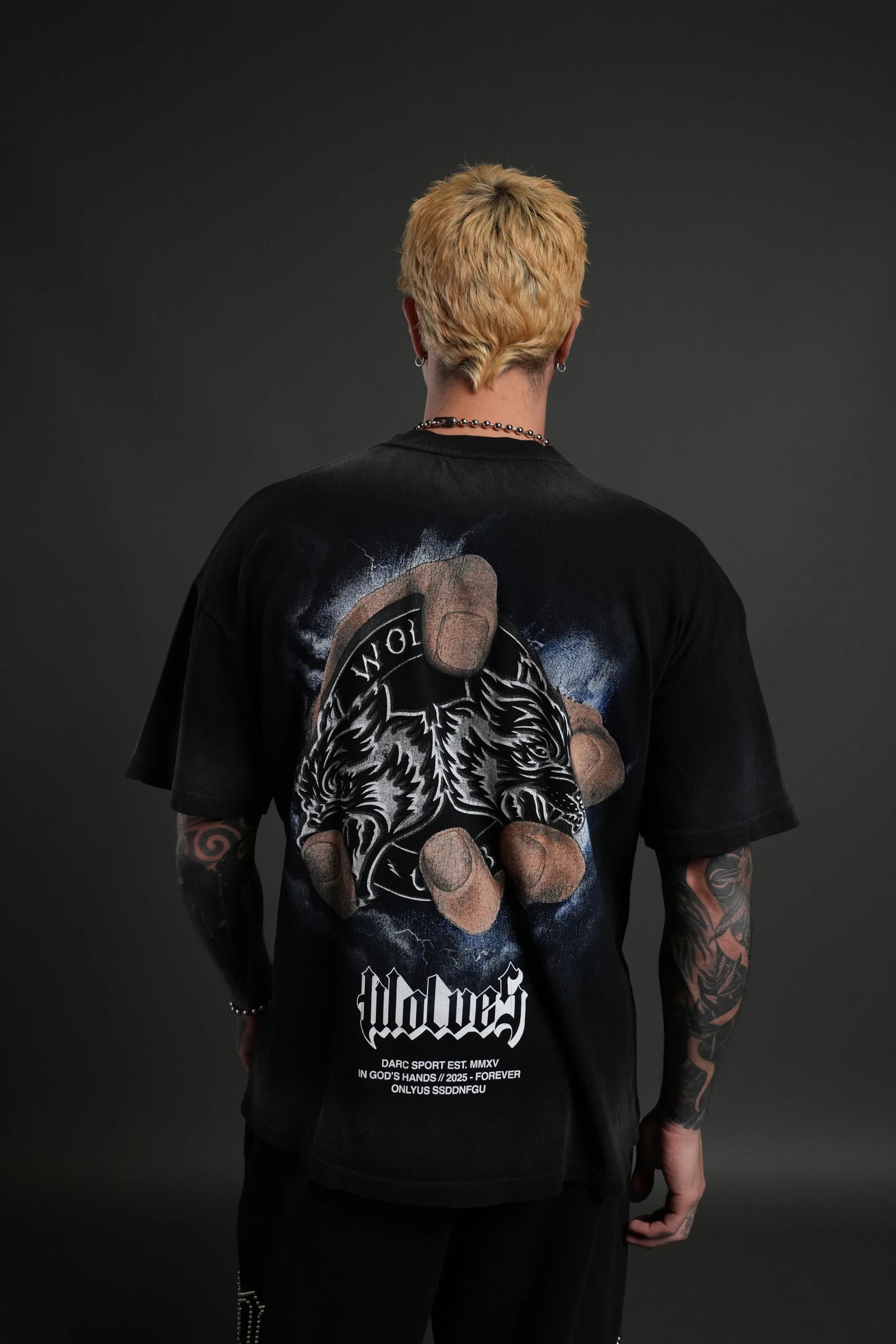 Playera God´s Hands - Negra