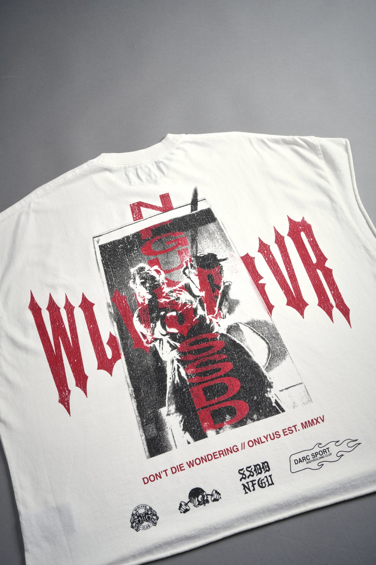 Tank “Born Darc Grunge” - Crema