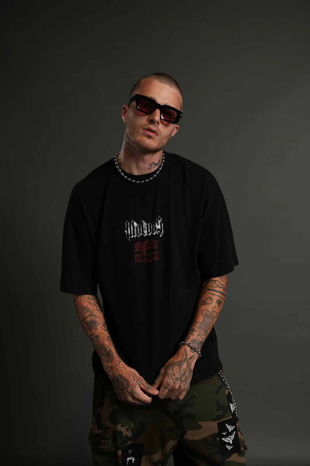 Playera “Eternal Blood” Premium Oversized - Negra