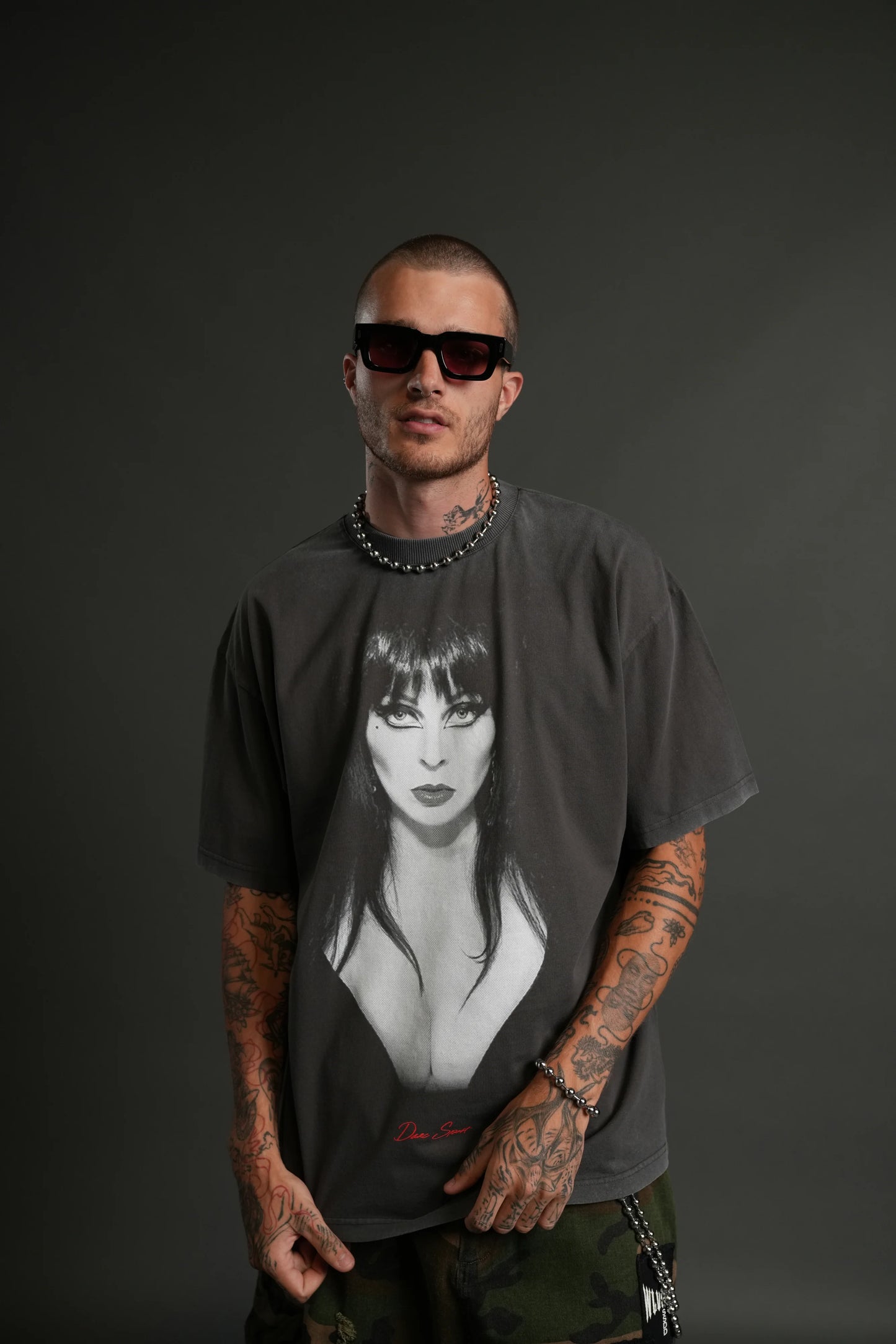 Playera “Grunge” Mistress Of Darkness - Gris