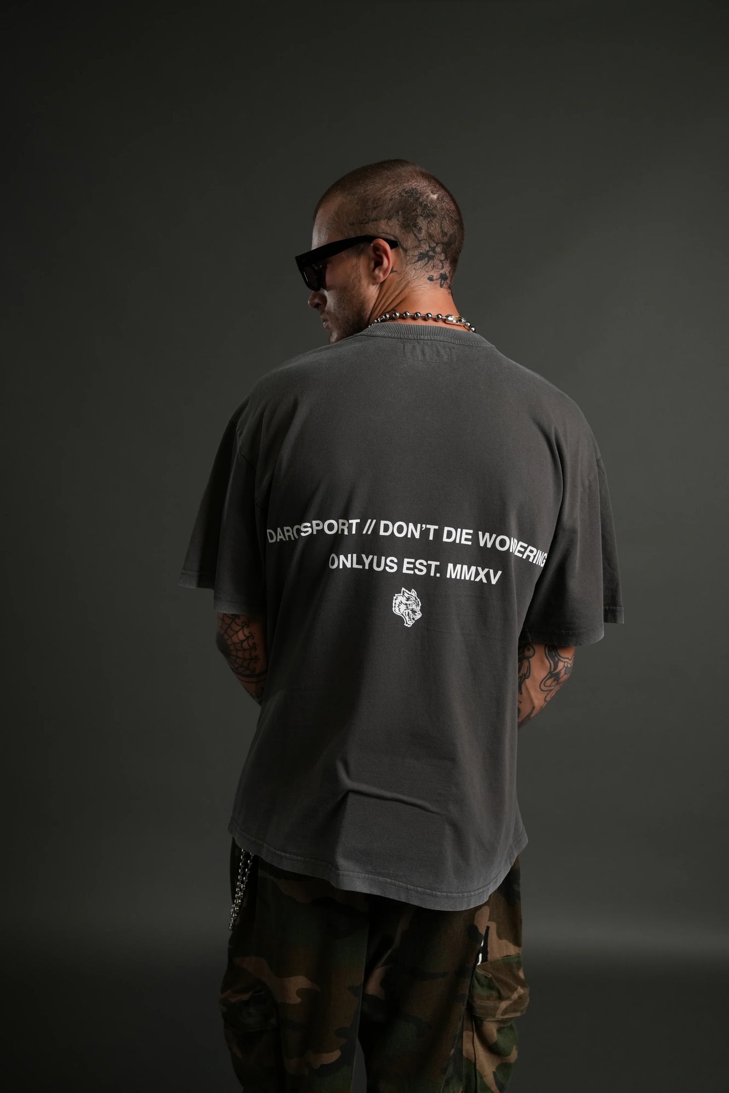 Playera “Grunge” Mistress Of Darkness - Gris