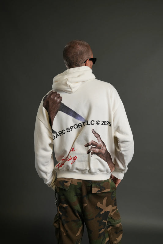 Hoodie “Eternal Blood Pierce” - Crema