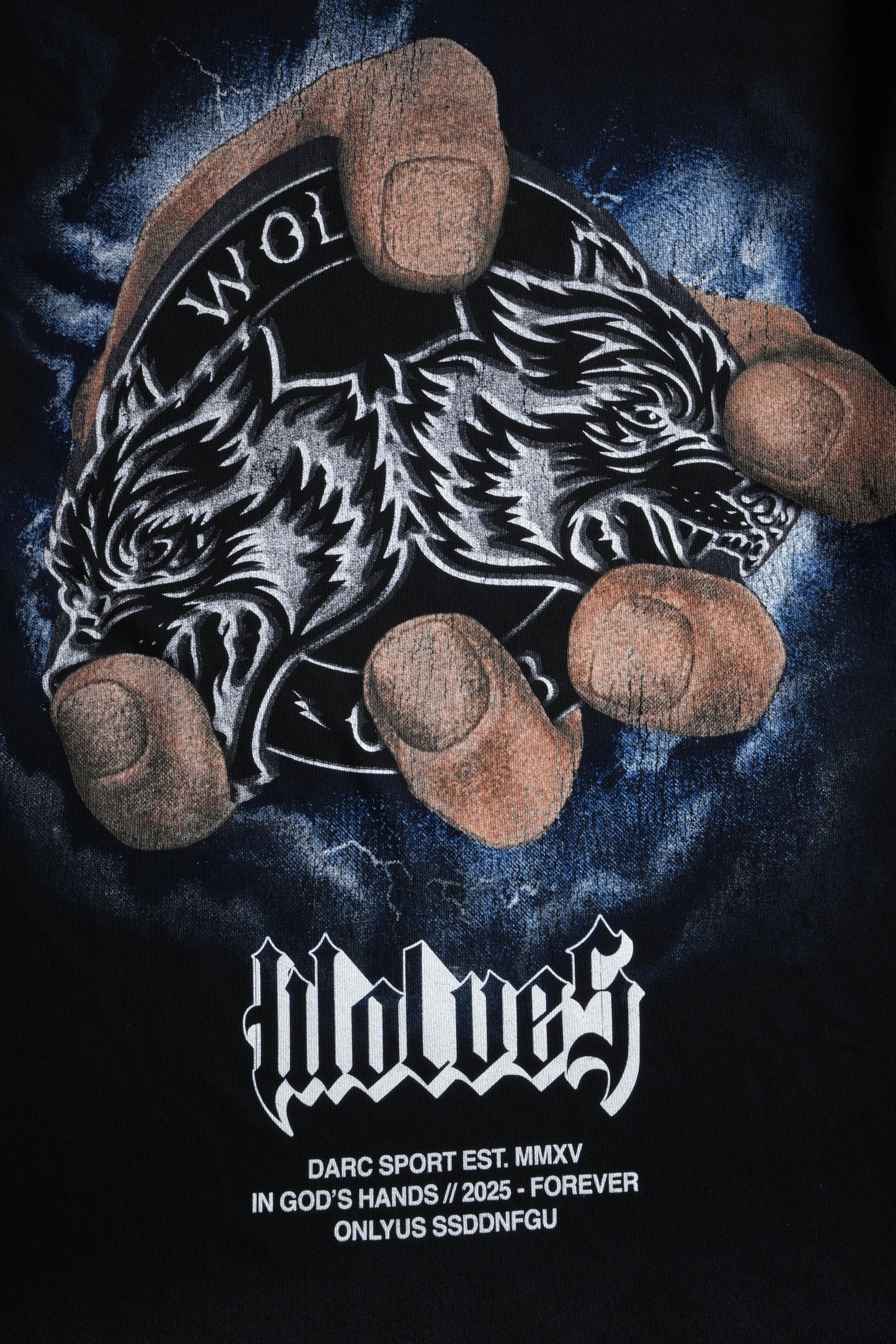 Playera God´s Hands - Negra