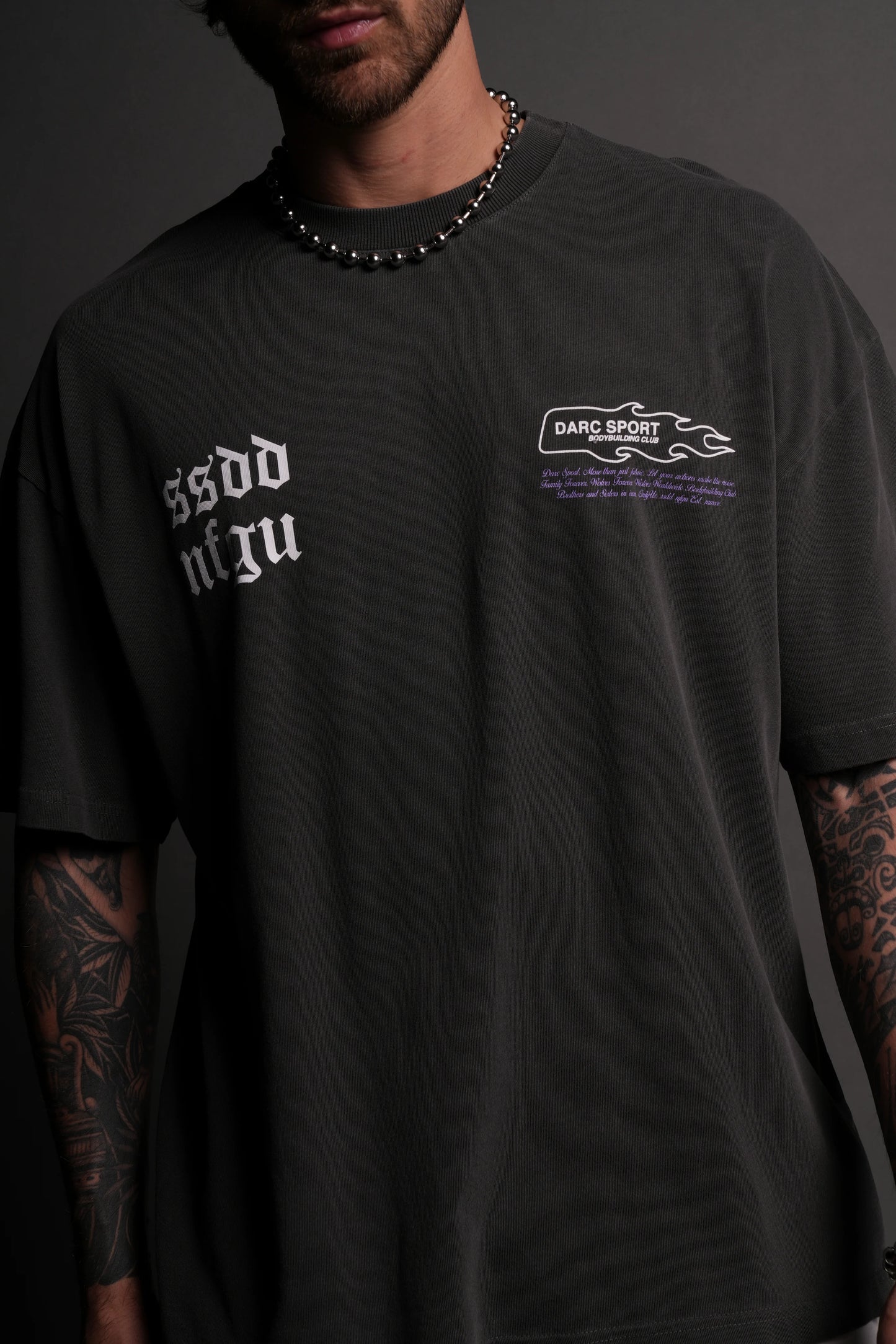 Playera Three Wolves - Gris