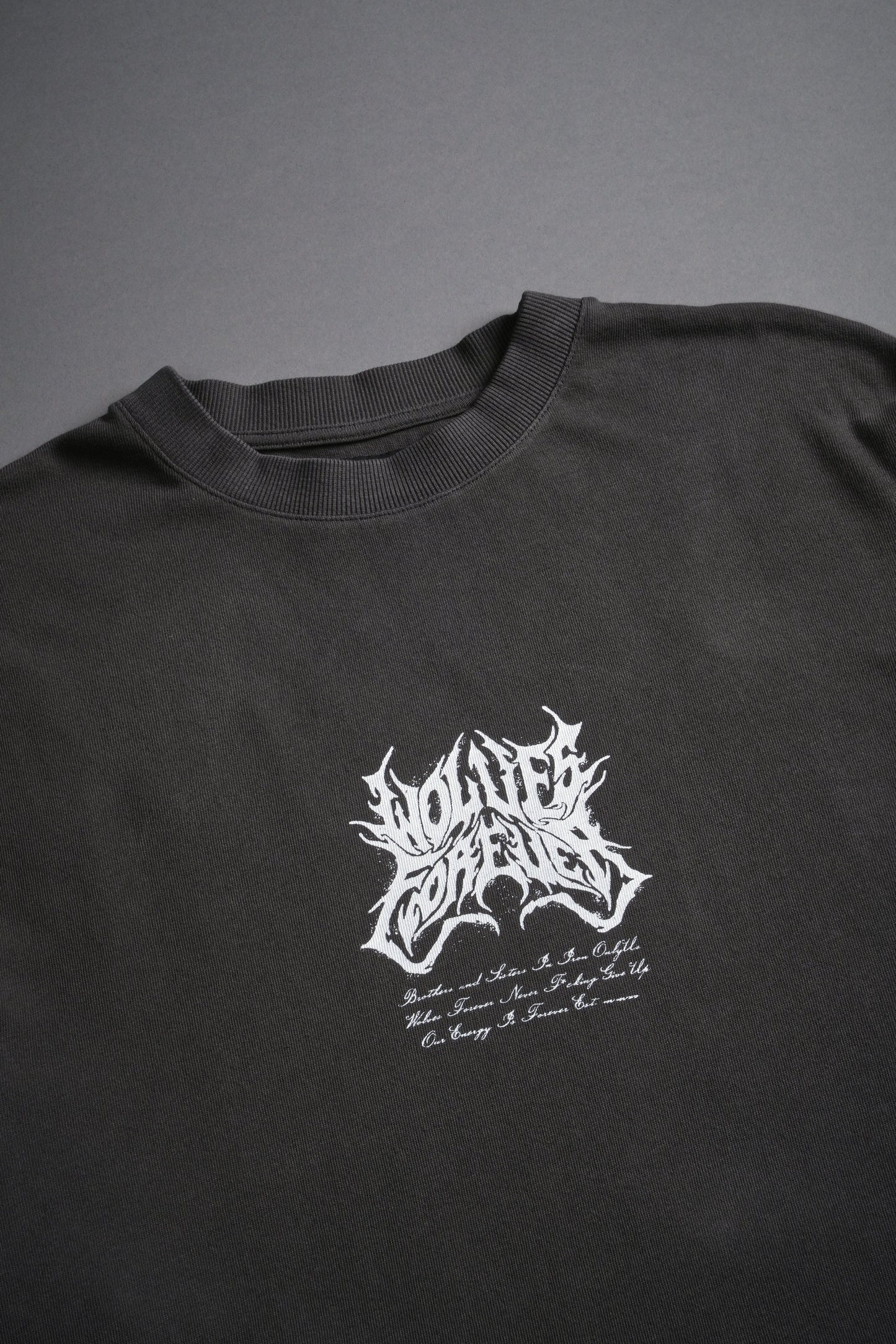 Playera Loyalty Oversized - Gris