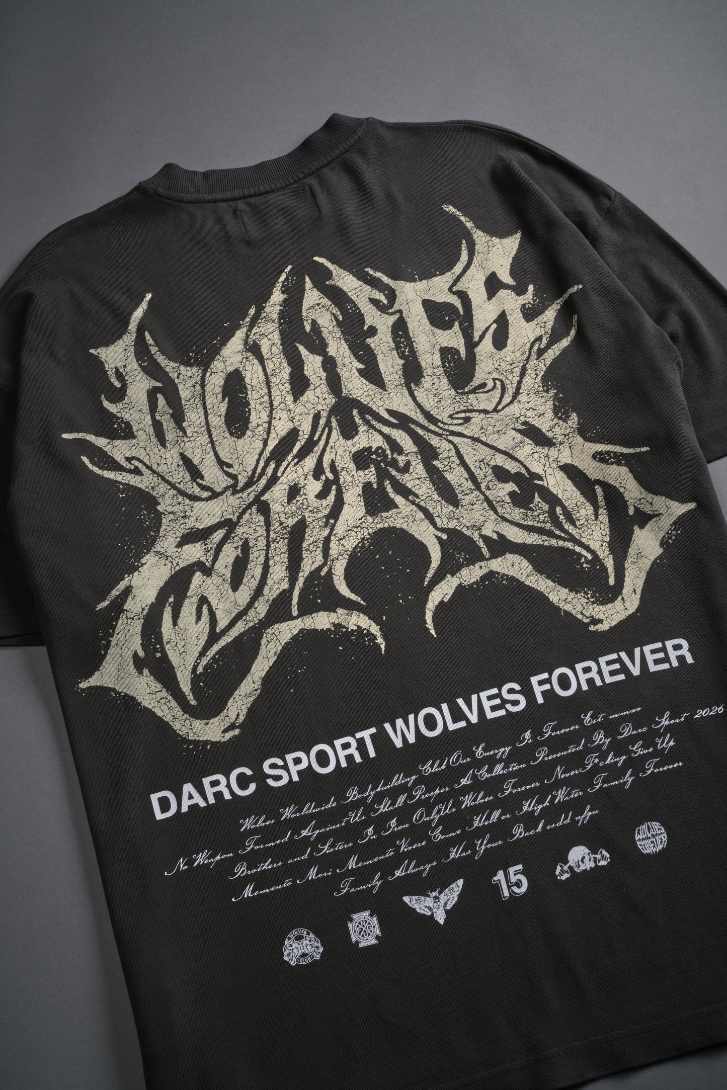 Playera Loyalty Oversized - Gris