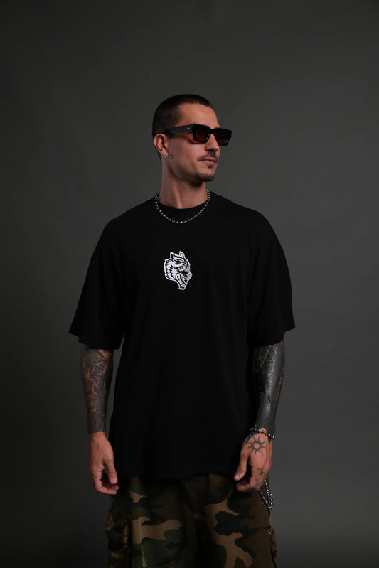 Playera Wolves Club - Negra