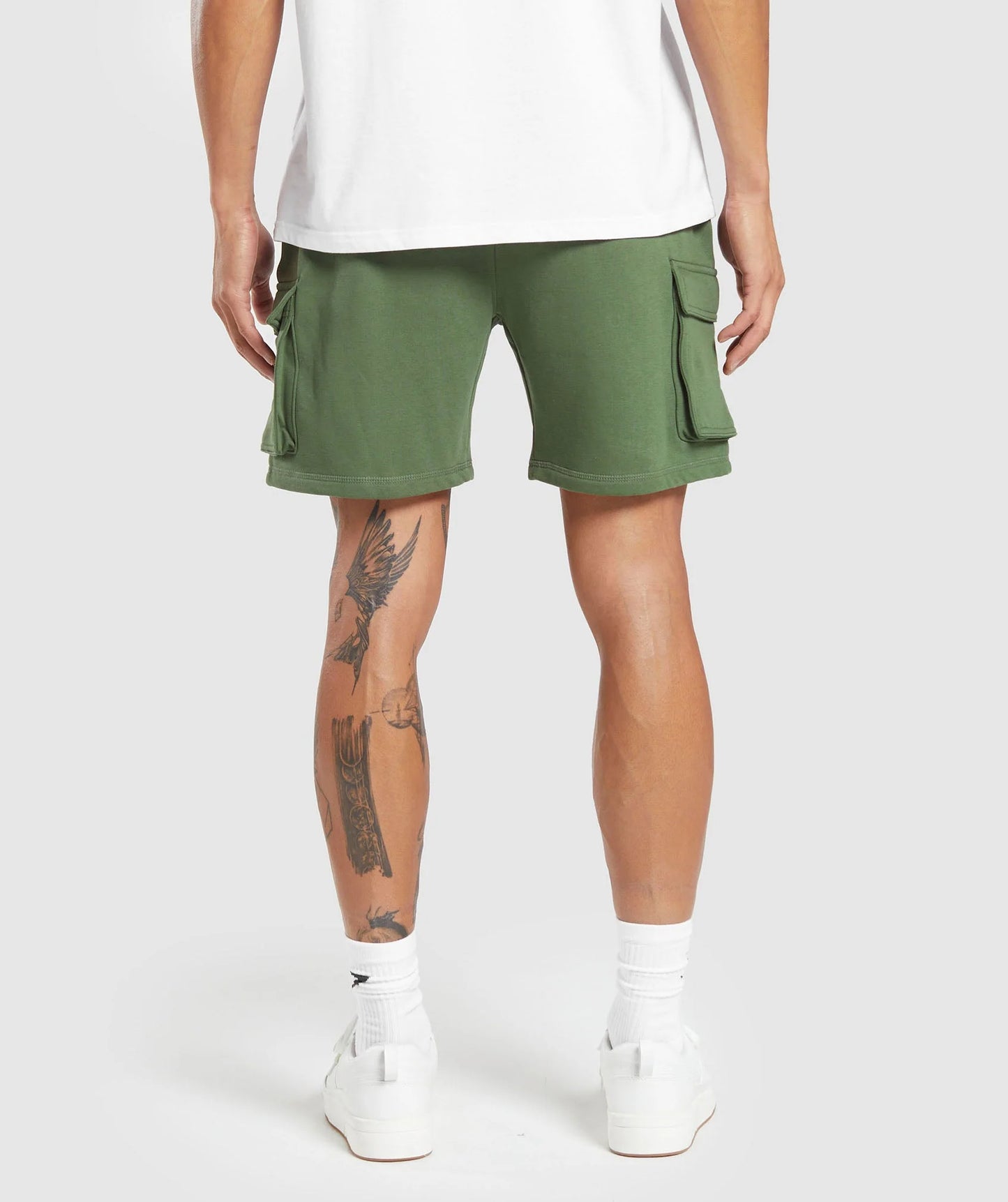 Gymshark Crest Cargo Shorts - Core Olive