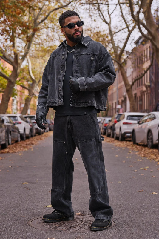 Chaqueta Dawn - Negra Deslavada