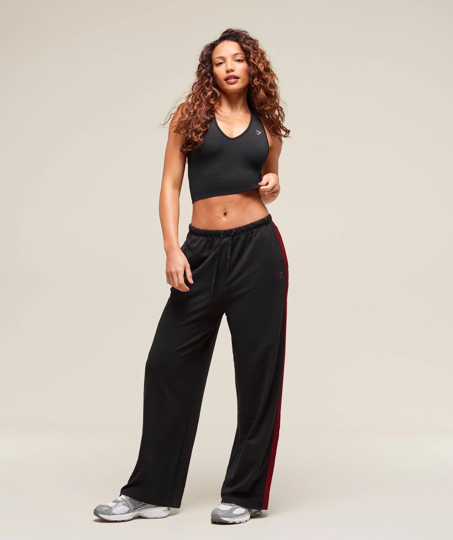 Crop Tank Sin Costuras - Negro