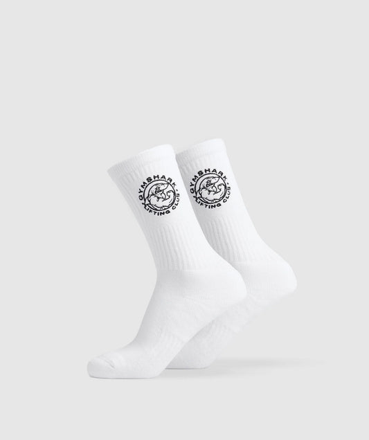 Calcetas Altas Pack x2 - Blancas