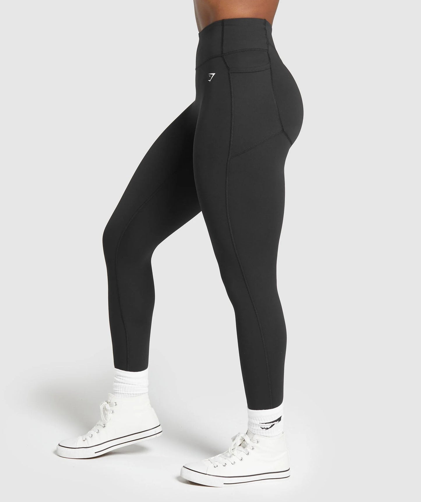 Leggings Con Bolsa - Negro