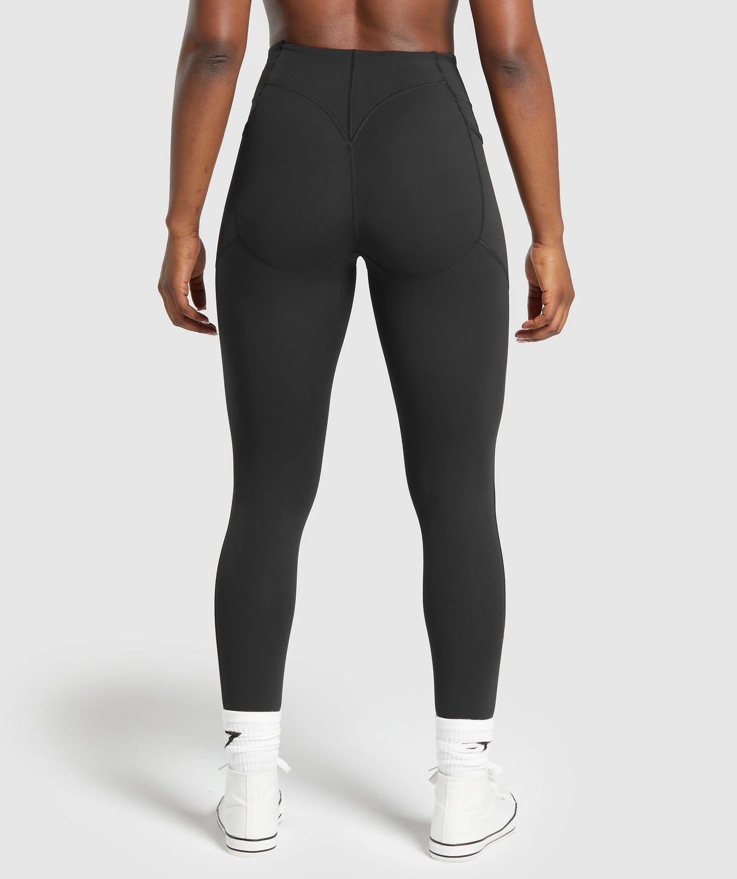 Leggings Con Bolsa - Negro
