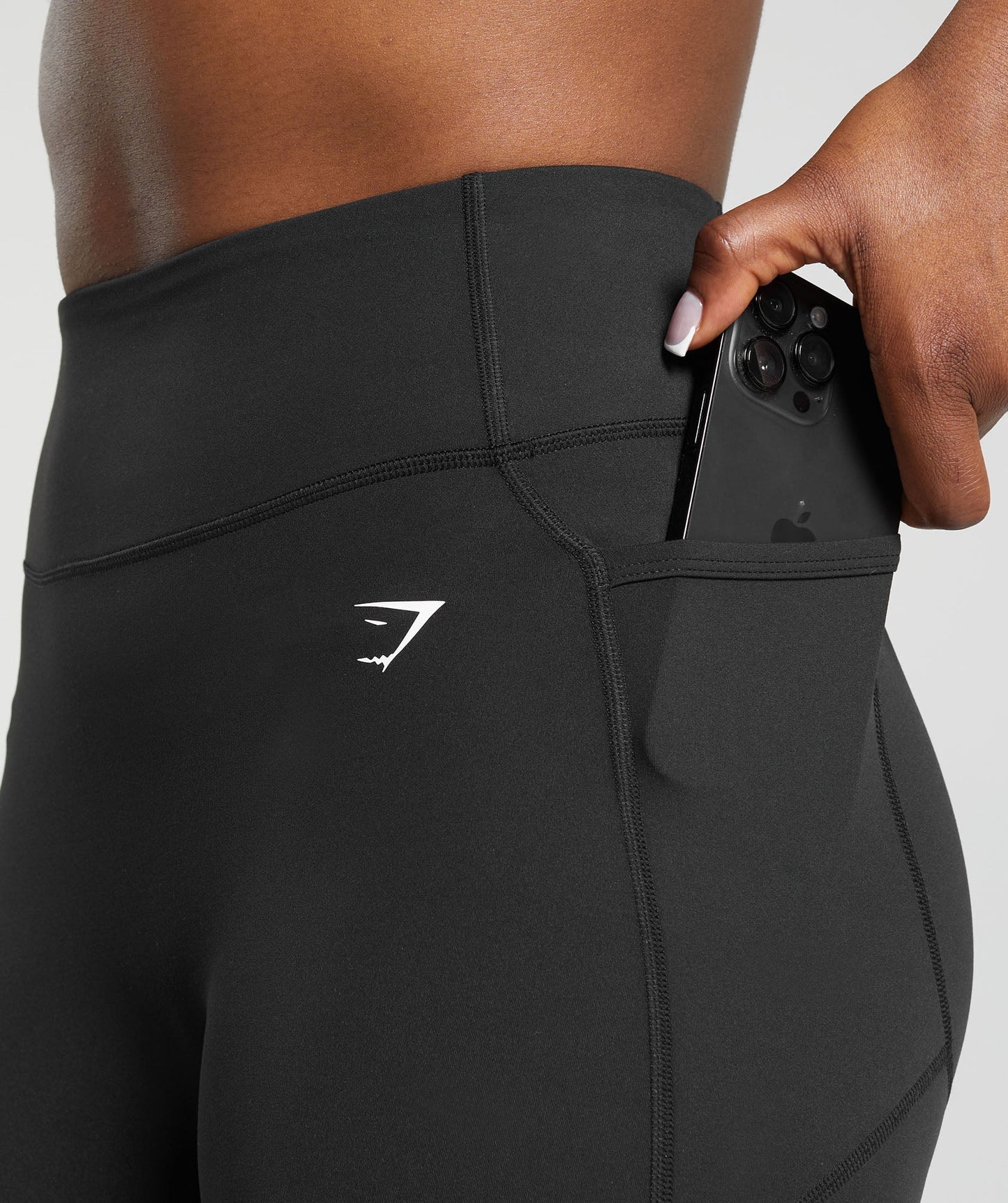 Leggings Con Bolsa - Negro